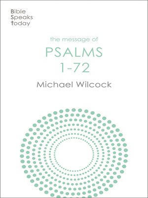 cover image of The Message of Psalms 1-72